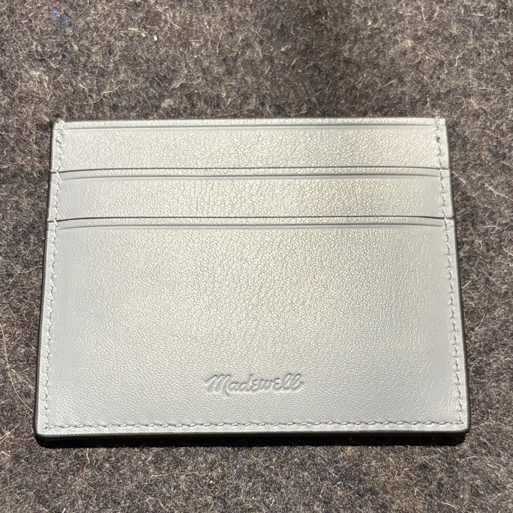 Madewell Light Blue Card Holder - Picture 2 of 12